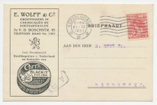 Firma briefkaart Den Haag 1921 - Poetsartikelen
