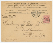 Firma envelop Haarlem 1904 - Drukkerij