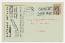 Firma briefkaart Rotterdam 1923 - Metalen slangen 