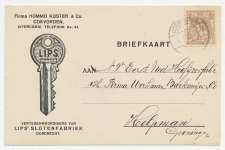 Firma briefkaart Coevorden 1922 - Lips sleutel
