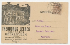 Firma briefkaart Heerenveen 1923 - Grossier 