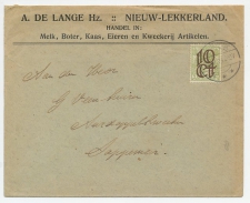 Firma envelop Nieuw Lekkerland 1924 - Melk / Boter / Kaas / Ei