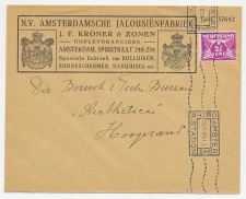 Firma envelop Amsterdam 1929 - Jalousienfabriek