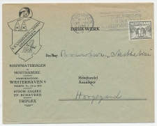 Firma envelop Groningen 1936 - Bouwmaterialen / Houthandel