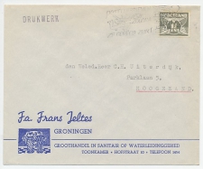 Firma envelop Groningen 1941 - Sanitair