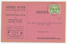 Firma briefkaart Vlaardingen 1940 - Wijn import