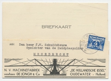 Firma briefkaart Oudewater 1939 - Machinefabriek