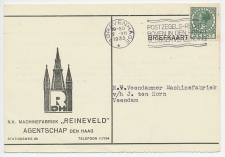 Firma briefkaart Den Haag 1935 - Machinefabriek