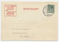 Firma briefkaart Heerlen 1932 - Vlees / Comestibles