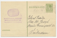 Briefkaart 1936 - Verfpakhuis