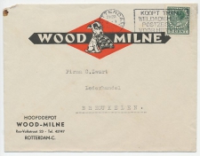 Firma envelop Rotterdam 1940 - Wood Milne - Hond 