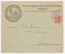 Envelop Sneek 1932 - Kerkvoogdij