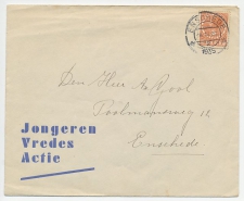 Envelop Enschede 1935 - Jongeren Vredes Actie