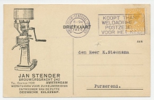 Firma briefkaart Amsterdam 1926 - Zuivel / Zeep