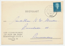 Firma briefkaart Dedemsvaart 1951 - Stoomzuivelfabriek