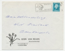 Firma envelop Achthuizen 1973 - Bloembollenbedrijf