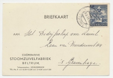 Firma briefkaart Beltrum 1946 - Stoomzuivelfabriek