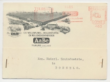 Firma briefkaart Tilburg 1949 - AaBe / Wol / Dekenfabriek