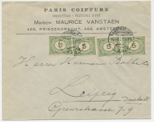 Firma envelop Amsterdam 1923 - Paris Coiffure
