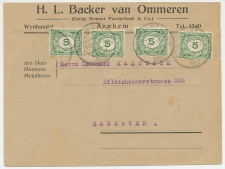 Firma envelop Arnhem 1922 - Wijnhandel