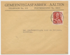 Firma envelop Aalten 1944 - Gemeentegasfabriek