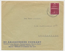 Firma envelop Aalsmeer 1945 - Aalsmeerder Courant