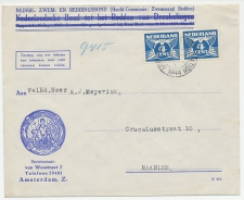 Envelop Amsterdam 1944 - Zwem- en Reddingsbond