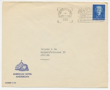 Firma envelop Amsterdam 1953 - American Hotel