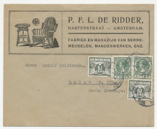 Firma envelop Amsterdam 1938 - Meubelen / Mandenwerk