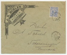 Firma envelop Dieren 1895 - J.R. Boelen