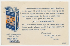 Firma briefkaart Delft 1926 - Belting Oil