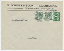 Firma envelop Edam 1931 - Kaashandel 