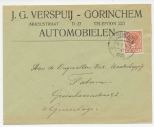 Firma envelop Gorinchem 1930 - Automobielen