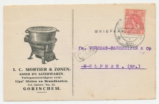 Firma briefkaart Gorinchem 1920 - IJzerwaren 