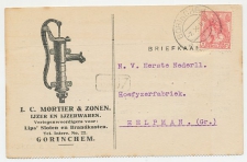 Firma briefkaart Gorinchem ( 1920 ) - IJzerwaren 