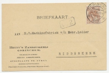 Firma briefkaart Gorinchem 1923 - Zandzuigerij