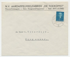 Firma envelop Nieuwe Compagnie 1953 - Aardappelmeelfabriek