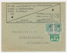 Firma envelop Haarlem 1930 - Stoffen / Fluweel / Zijde