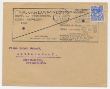 Firma envelop Haarlem 1931 - Stoffen / Fluweel / Zijde