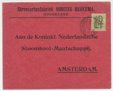 Firma envelop Hoogezand 1924 - Stroocartonfabriek