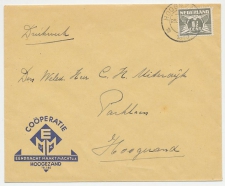 Firma envelop Hoogezand 1940 - Cooperatie