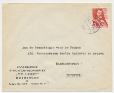 Firma envelop Huybergen 1944 - Stoomzuivelfabriek