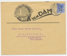 Firma envelop Haarlem 1932 - Wereld / Globe