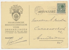 Briefkaart Haarlem 1935 - Reddingsbrigade