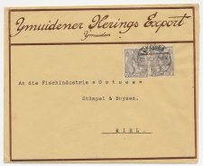 Firma envelop IJmuiden 1921 - Haring export