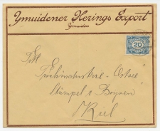 Firma envelop IJmuiden 1921 - Haring export