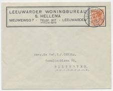 Firma envelop Leeuwarden  1936 - Woningbureau 