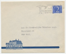 Firma envelop Leiden 1948 - Handel Maatschappij