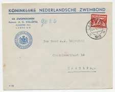 Envelop Laren 1943 - Koninklijke Ned. Zwembond