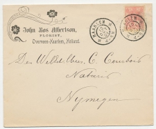 Firma envelop Overveen 1901 - Florist